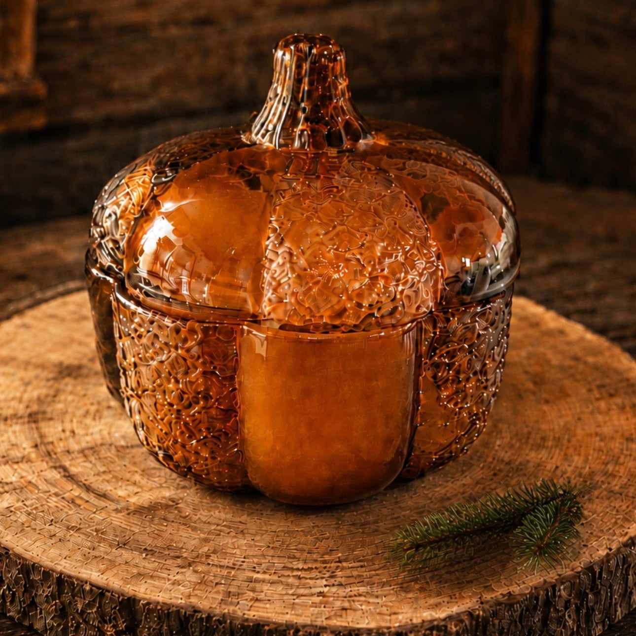 Pumpkin Jar Two Wick Candle